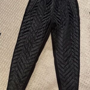 Black Quilted Pants worn once